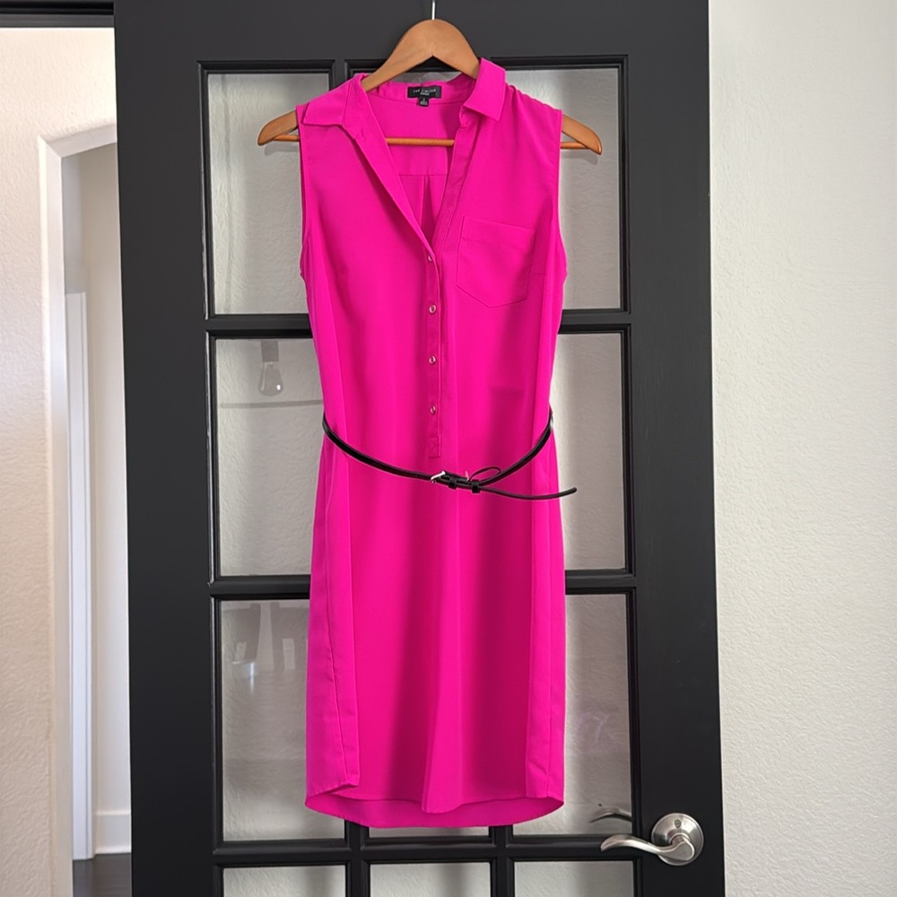 The Limited Ashton Sleeveless Hot Pink Dress - Size S